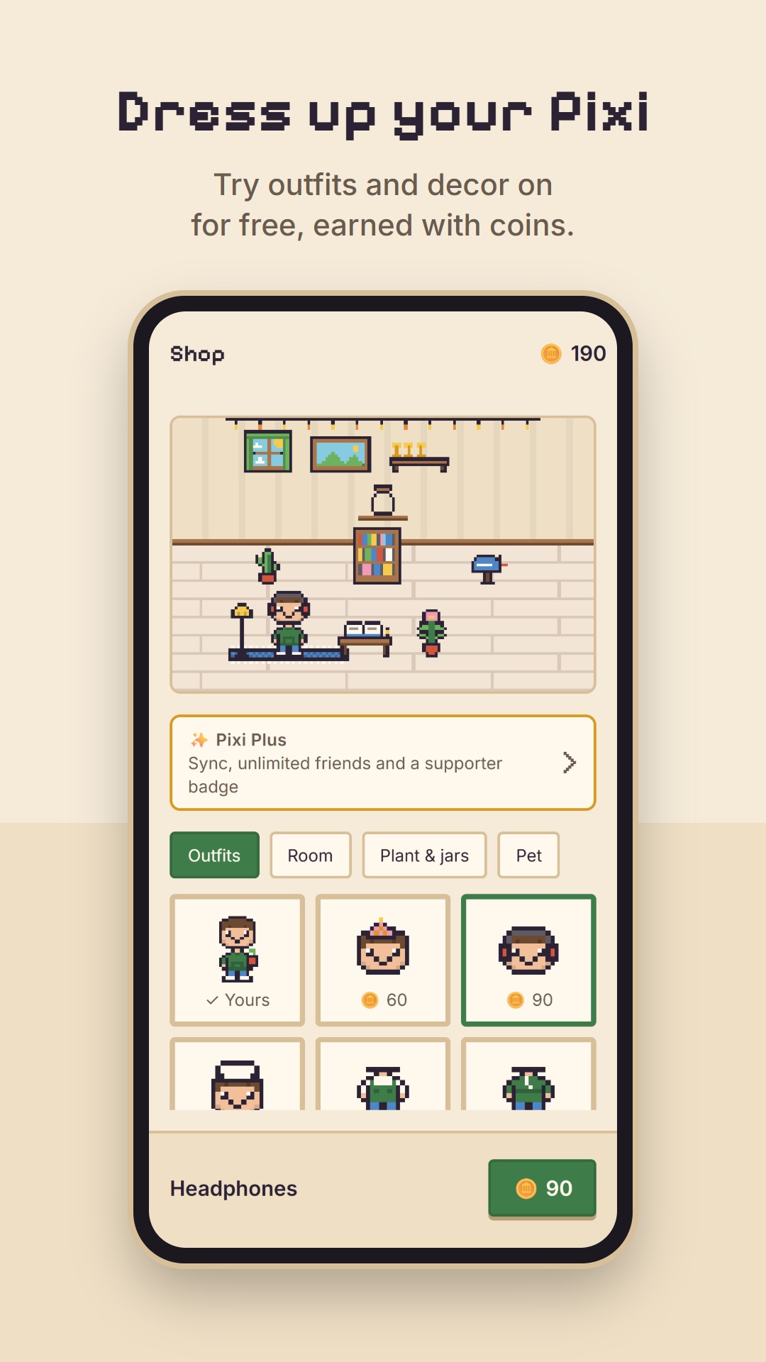 The shop: outfits and decor